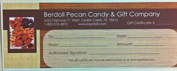 GIFT CERTIFICATES